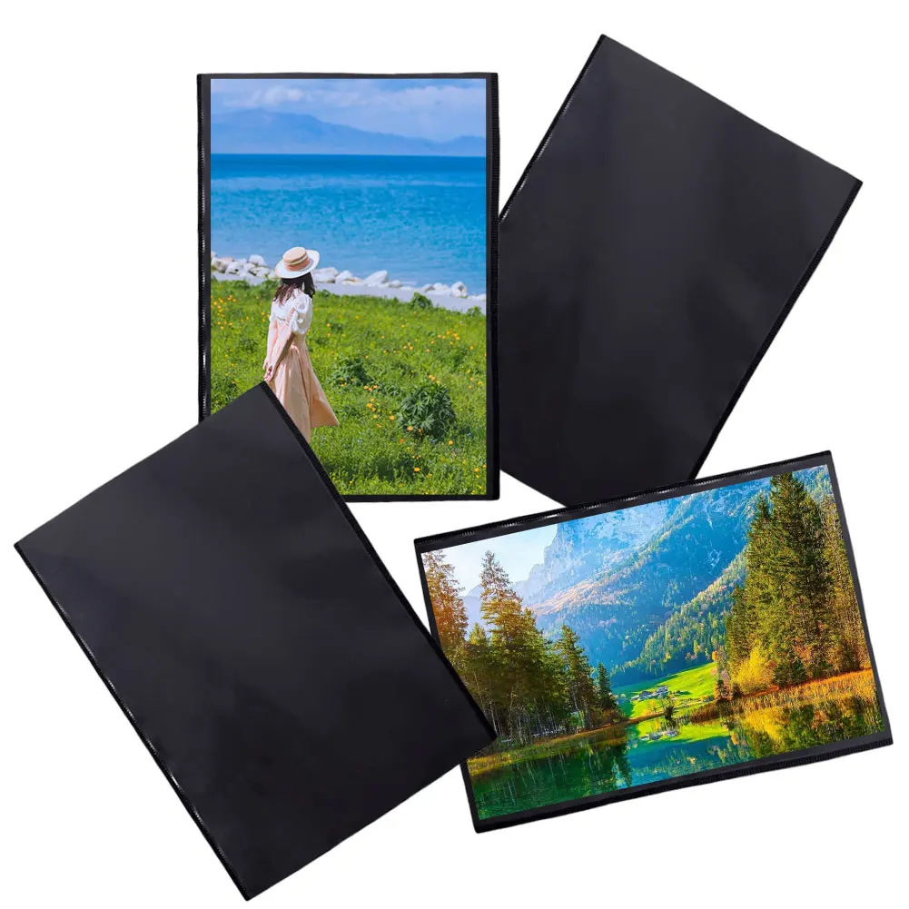 10/15Pcs Magnetic Picture Frame Magnetic Photo Frame Fits 4x6 In Photos Picture Display Frame Reusable for Home School Office