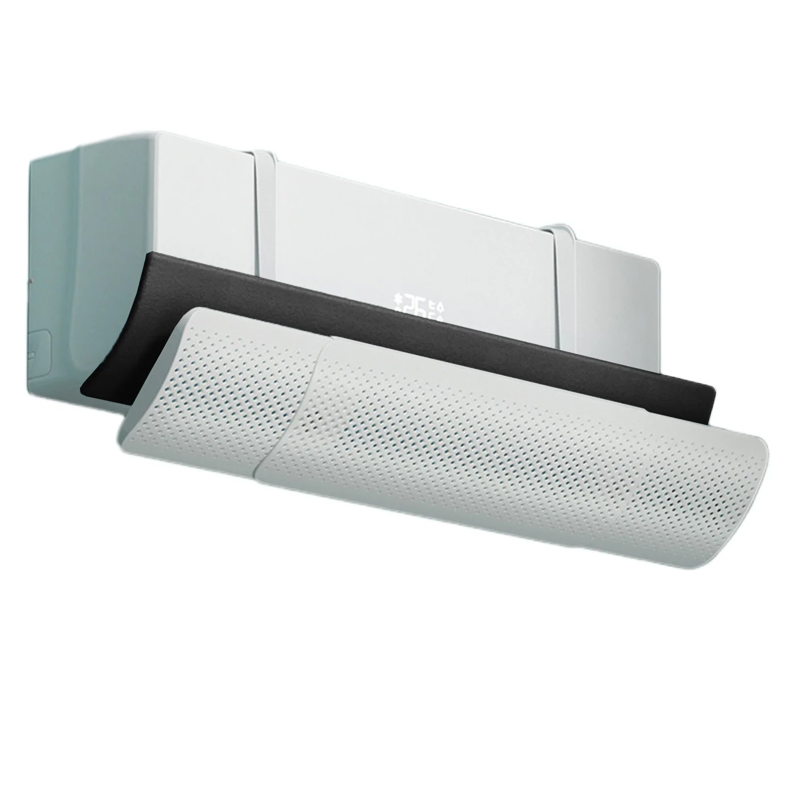Wall Mounted Air Conditioner Deflector Adjustable Length Anti Direct Blowing Easy Installation Universally Compatible