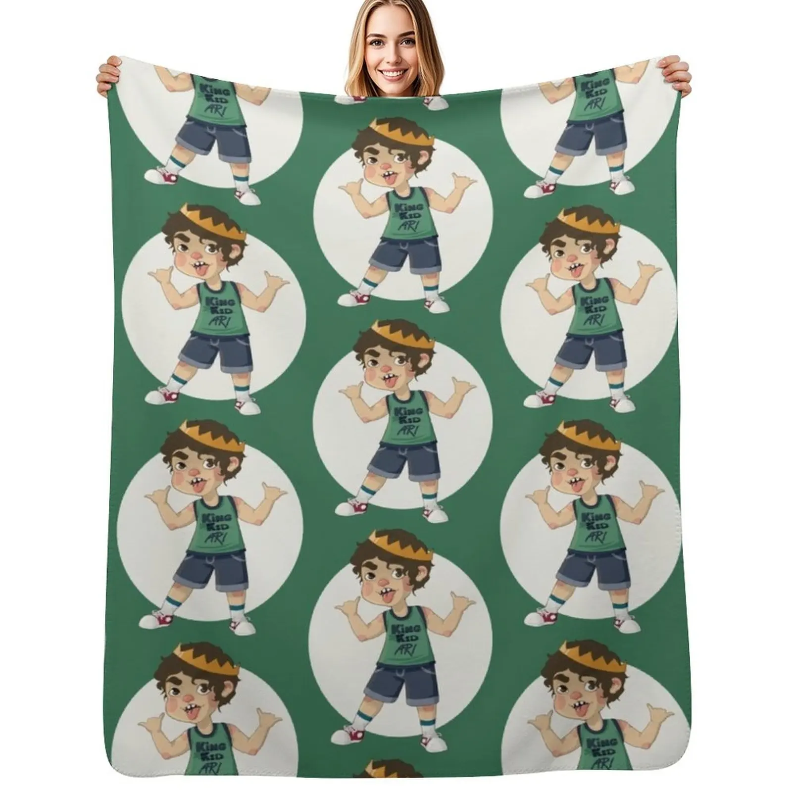 

King Kid Ari (White Variant) Throw Blanket cosplay anime Luxury Thicken blankets ands Blanket