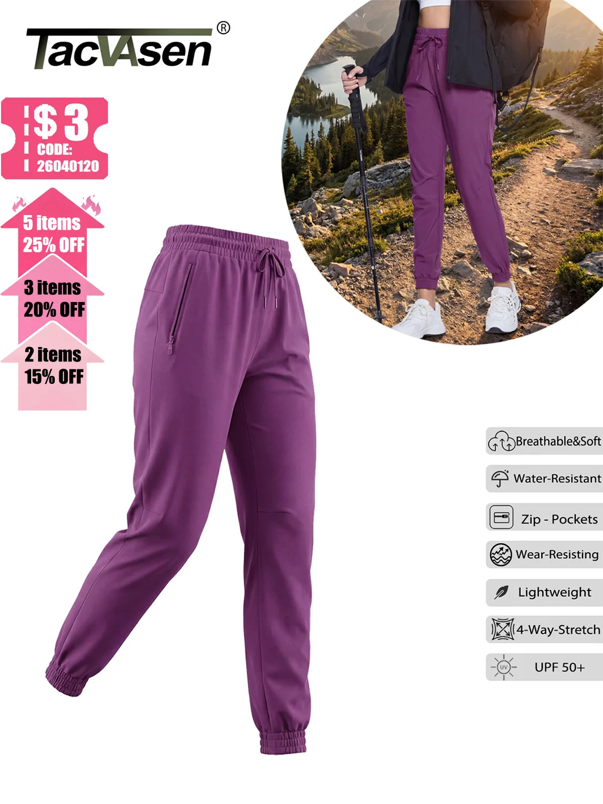 Tacvasen Quick Dry …