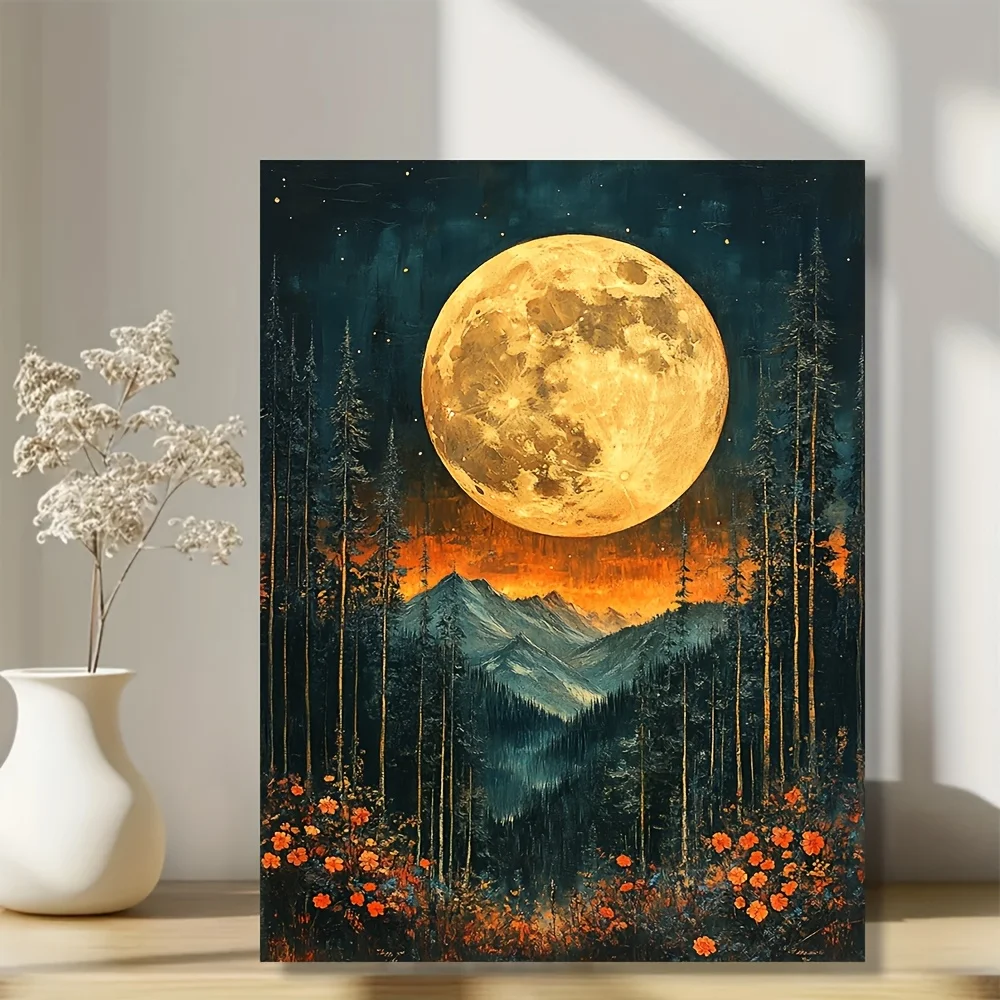 

500/1000/1200/2000PCS Puzzles Moon Flower Mountain View Jigsaw Puzzles Toys for Leisure and Entertainment Suitable for Beginners