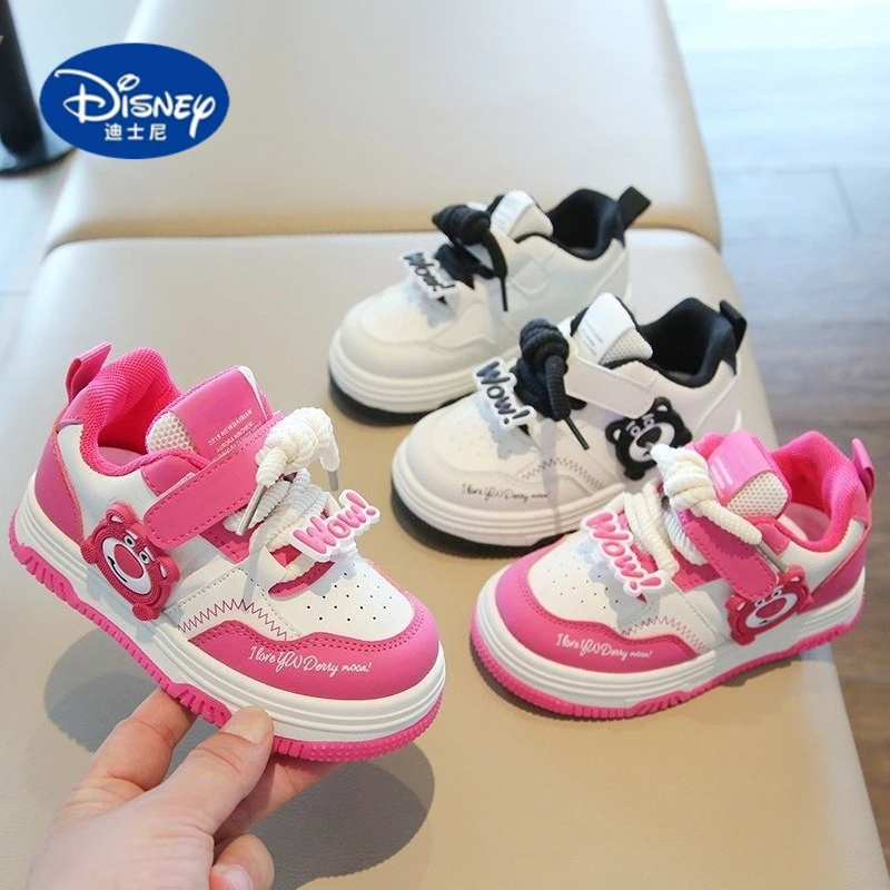 

Disney Kids' 2025 Casual Sneakers | Lightweight White Shoes with Cartoon Design, Soft Sole for Boys & Girls