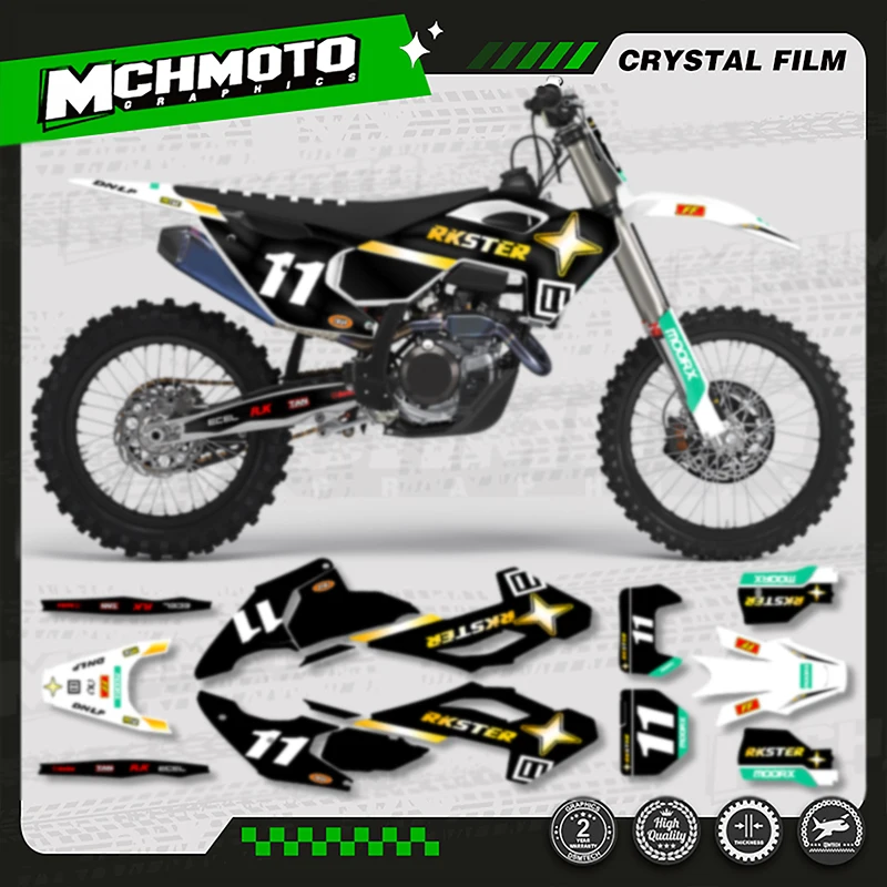 

MCHMFG Nieuwe Grafische Decals Sticker Kit для Husqvarna TE FE 2024 2025 2026 TC FC 2023-25 150 200 250 300 350 400 450 003