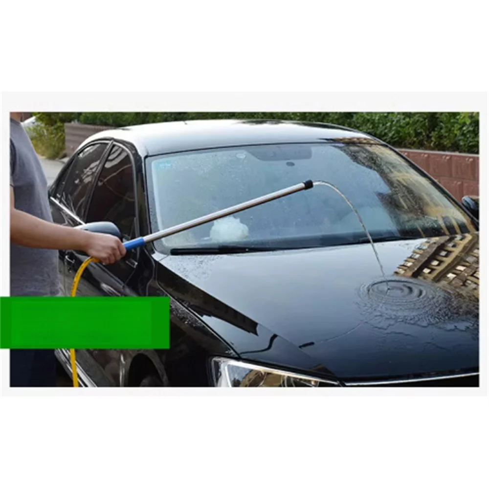 New Car Wash Mop with Water Supply, Car Wash Brush, Long Handle, Car Cleaning Mop, Brush Tool, Small Car Specific Car Wash Brush