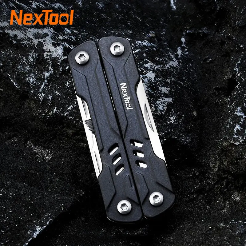 NexTool Mini Sailor Scissors Version 10 In 1 EDC Multitools Hand Pliers Tools Mini Pocket Folding Knife File Card Pin Needle DIY