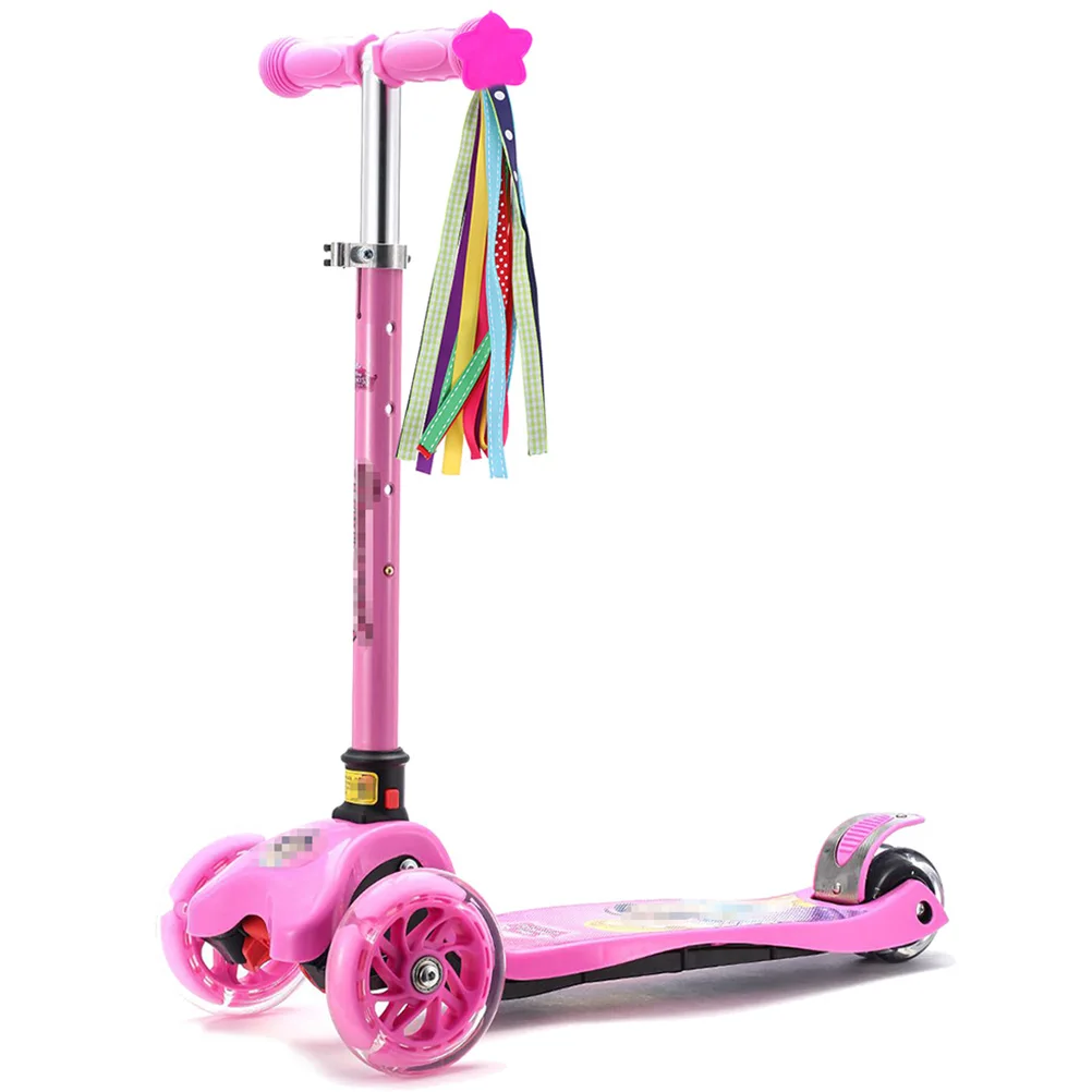 

Colorful Streamers Bike Tassels Kids Scooter Handles Handlebar Portable Scooter Streamers Premium Durable Fun Children Bikes