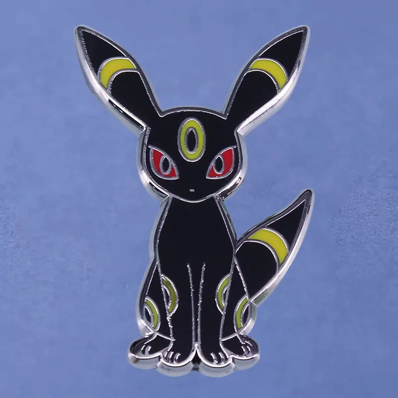 Pokemon Umbreon Anime Lapel Pins Backpack Jeans Enamel Brooch Pin Women Fashion Jewelry Gifts Kawaii Elf Cartoon Badges