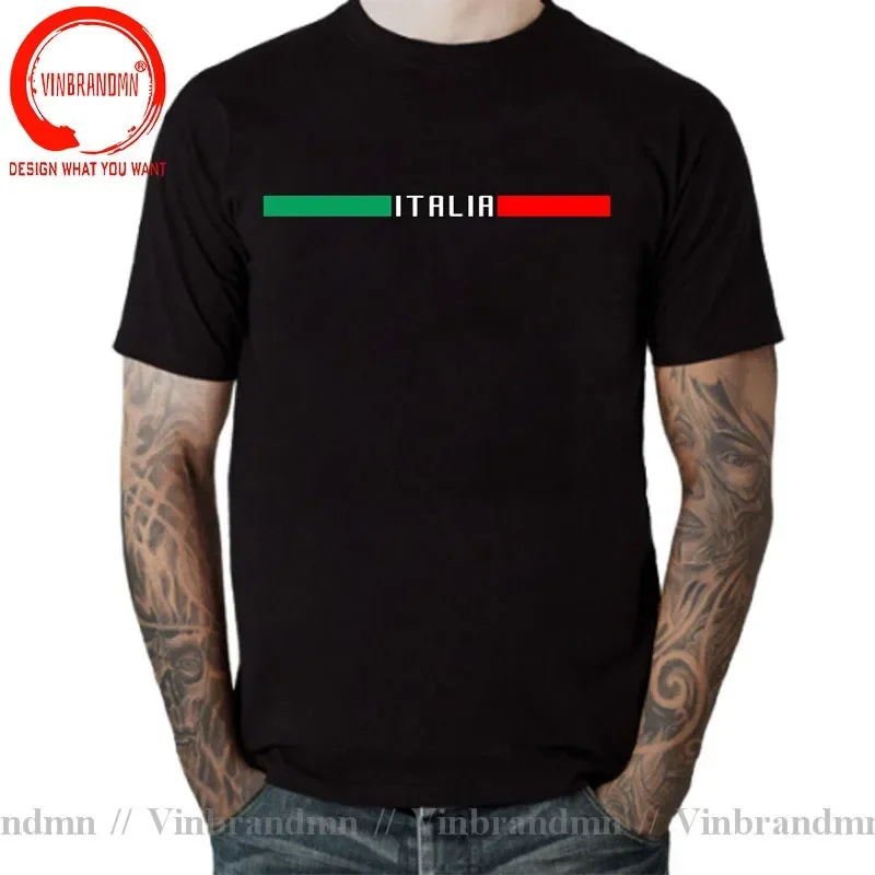 Italia Print T Shirt Men Men's Graphic Design Italy Flag Active T-shirt Casual Comfy Tees Tshirts For Summer Men's Clothing Tops