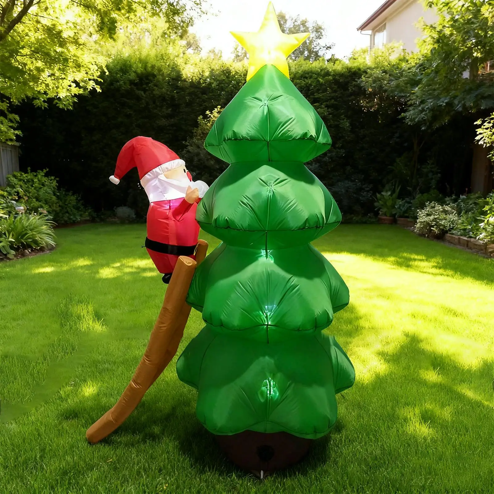 

Рождественские надувные украшения, праздничный дисплей с подсветкой, уличный декор со встроенным светодиодом для вечеринок