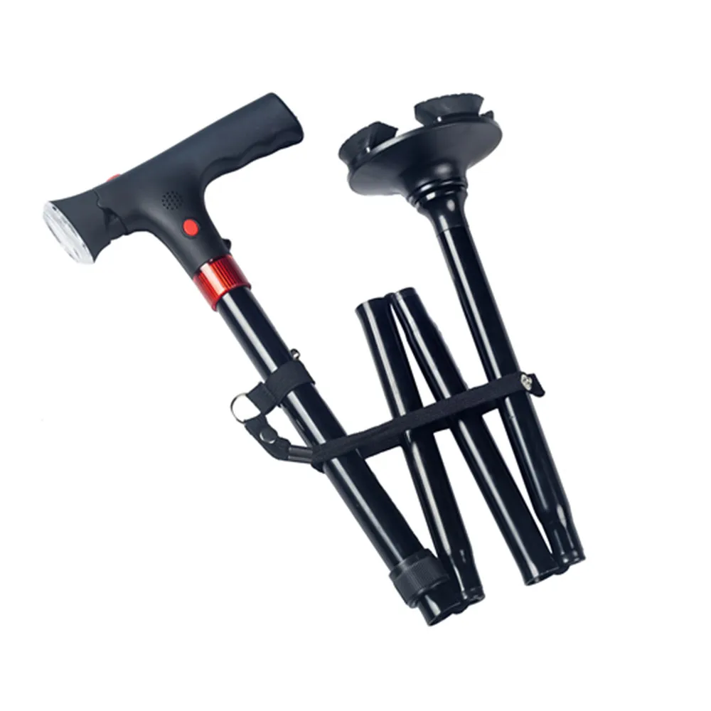 2018 Best Sale Cheap Ningbo Adjustable Folding Campbell Posture Collapsible 360 Traction Tip Hand Crutches Price
