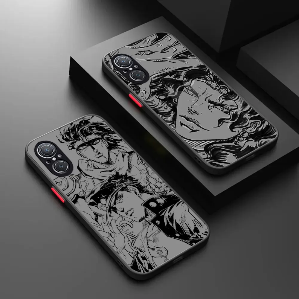 Bizarre Adventure line Phone Case For HUAWEI P50 P40 P20 V40 PSMART HONOR 20 30 50 70 NOVA 5T 9 8A 9S PSMART Z S LITE PRO PLUS