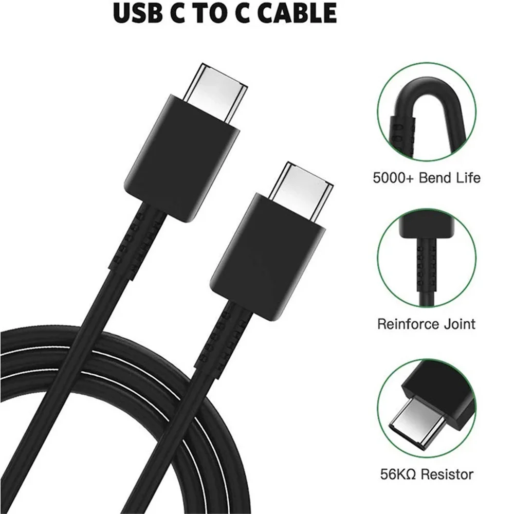 25 واط PD شاحن سريع USB نوع C مهايئ شاحن لسامسونج غالاكسي S23 S22 زائد S21 الترا S20 A55 الاتحاد الأوروبي الولايات المتحدة التوصيل الجدار شاحن