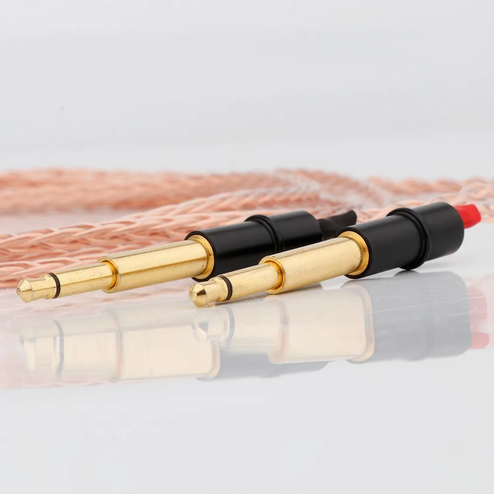 6.5mm 2.5mm 4.4mm XLR 8 Core Silver Plated OCC Copper Earphone Cable For Meze 99 Classics NEO NOIR Headset Headphone