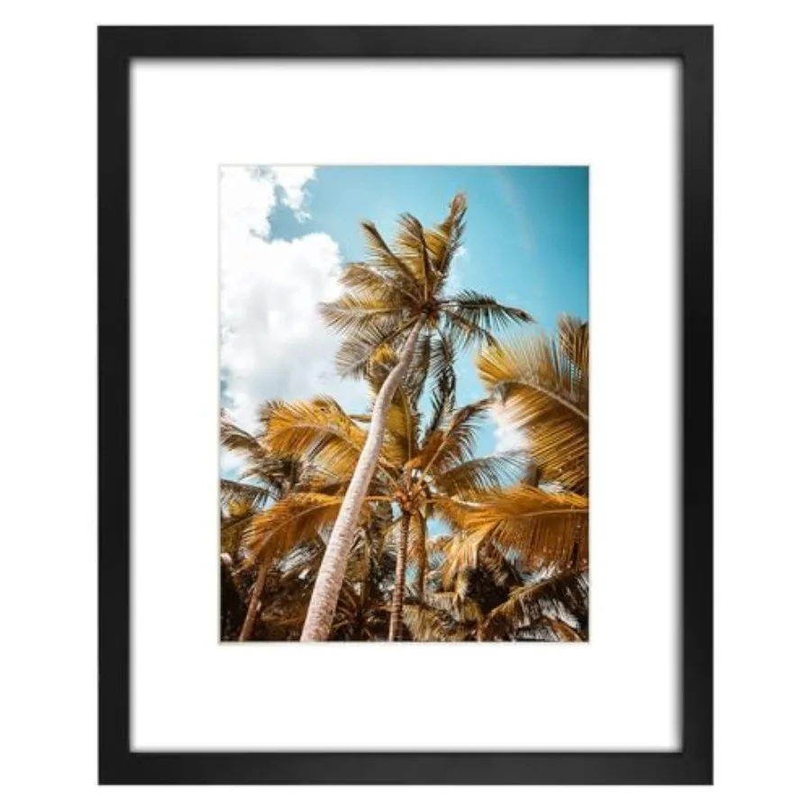 

Фоторамка 16x20 - для фотографий 11x14 с паспарту - высококачественное стекло - широкий багетный профиль 16x20