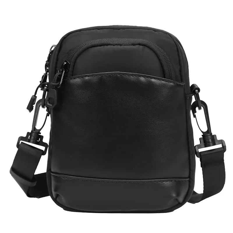 

Mini Crossbody Bag Men Fashion Patchwork Shoulder Bags For Men Casual Small Crossbody Bags Lightweight Travel Mobile Phone Purse