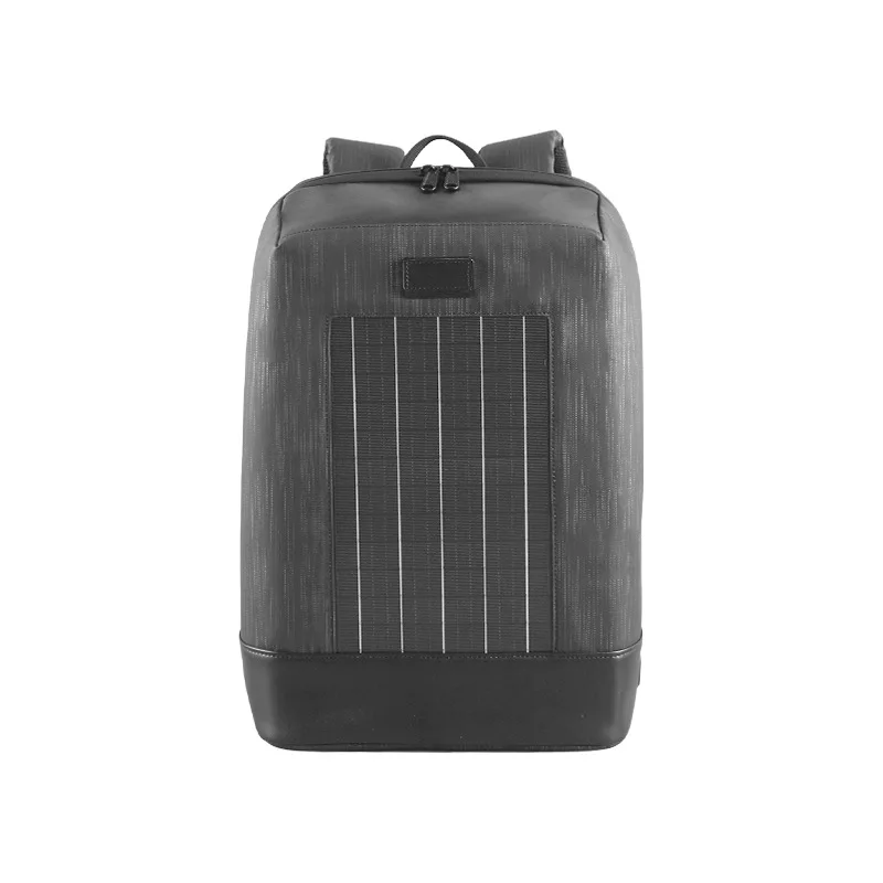 حقيبة ظهر متعددة الوظائف مقاومة للماء للشحن بالطاقة الشمسية: حجرة للهاتف والكمبيوتر المحمول، عبر الحدود لرحلة العمل #3