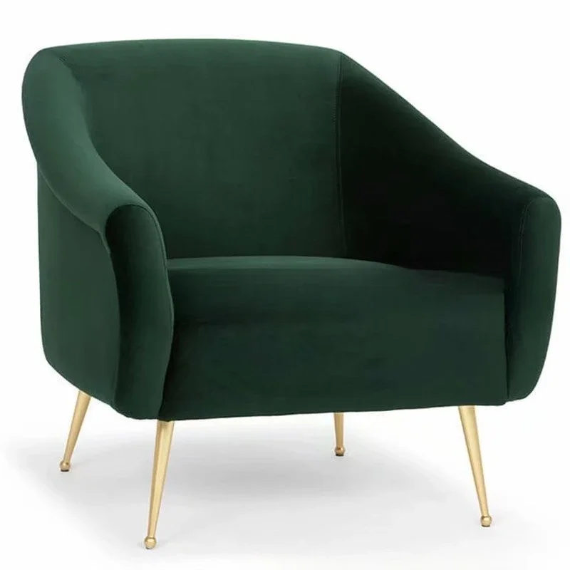

Simple modern flannel sofa chair, cafe casual single chair hotel studio, reception chair