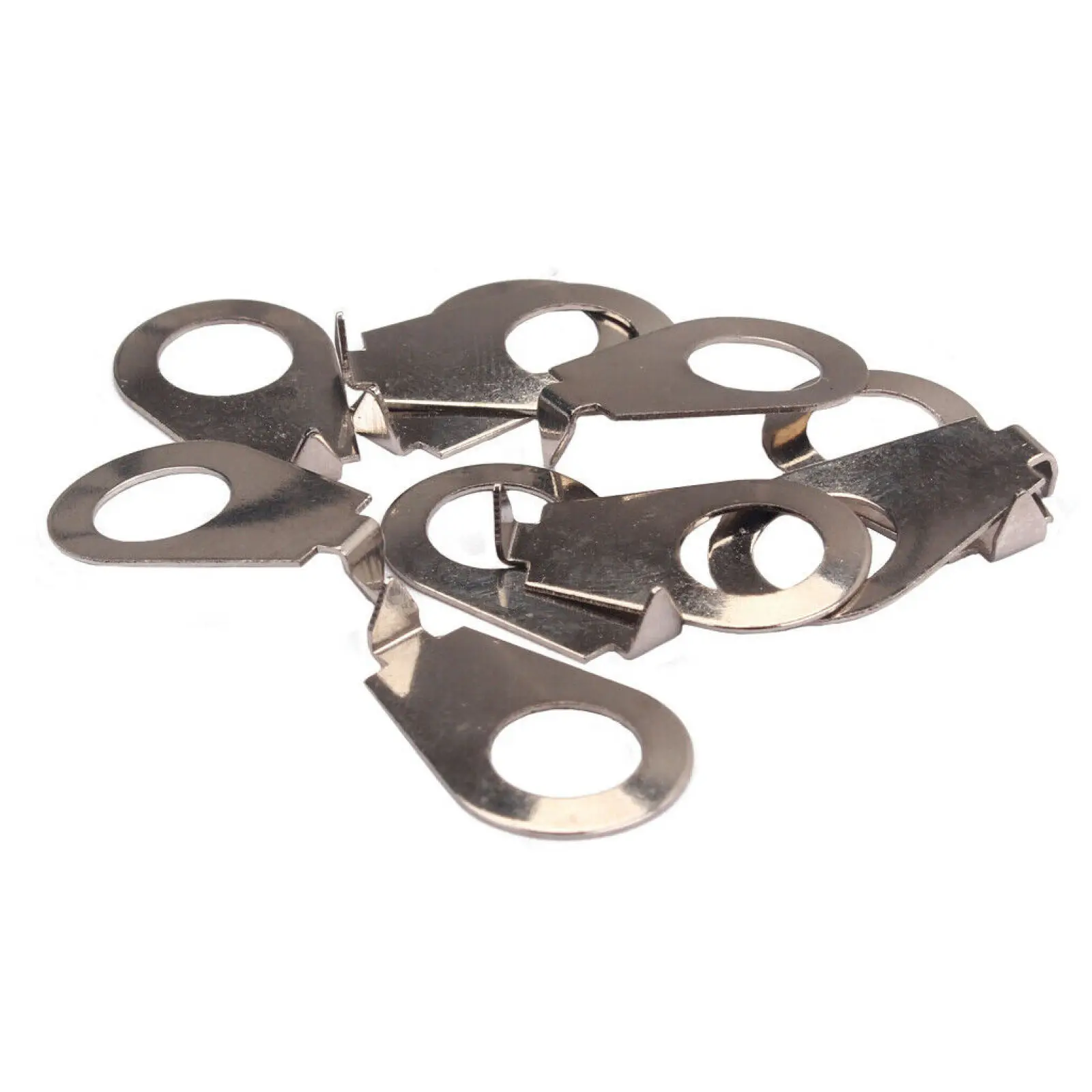 10 قطعة/المجموعة قسط دائم كروم معدن ميريك حجم 8.5 مللي متر مقابض الغيتار مؤشر لوحة مقبض موقف مؤشر ترقية أجزاء الغيتار #4