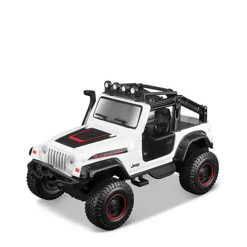 Maisto Jeep Wrangler Chevrolet Ford Legering Gemodificeerde Terreinvoertuigen Automodel Metalen Speelgoed Miniatuur Schaal Voertuigmodel Kindercadeau