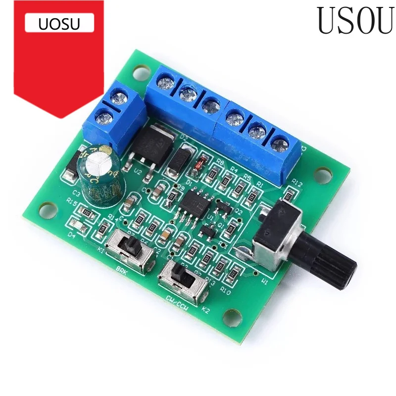 DC8-24V Brushless DC Motor Speed Controller Driver PWM Speed Control Board Pinpoint Regulator Forward And Backward Control 18KHz