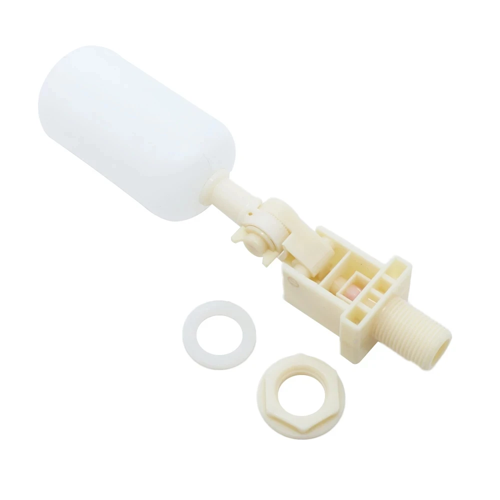 1 Pcs DN15 1/2'' New Float Ball Valve Shut Off Plastic Adjustable Auto Fill Water Control Switch Cattle Water Bowl Aquarium Tank