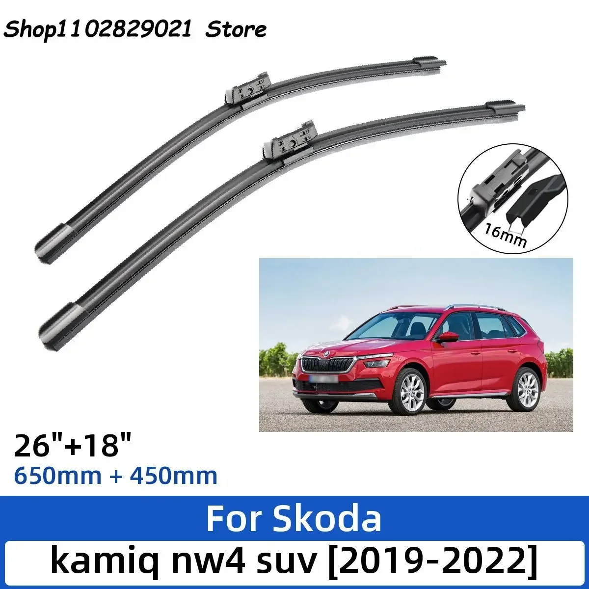 2PCS For Skoda kamiq nw4 suv 2019-2022 26