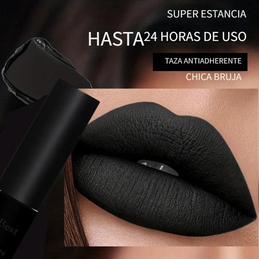 Lápiz labial líquido mate resistente al agua, brillo de labios, maquillaje, tubo de terciopelo, tinte labial, pigmento duradero L4F0, 1 piezas