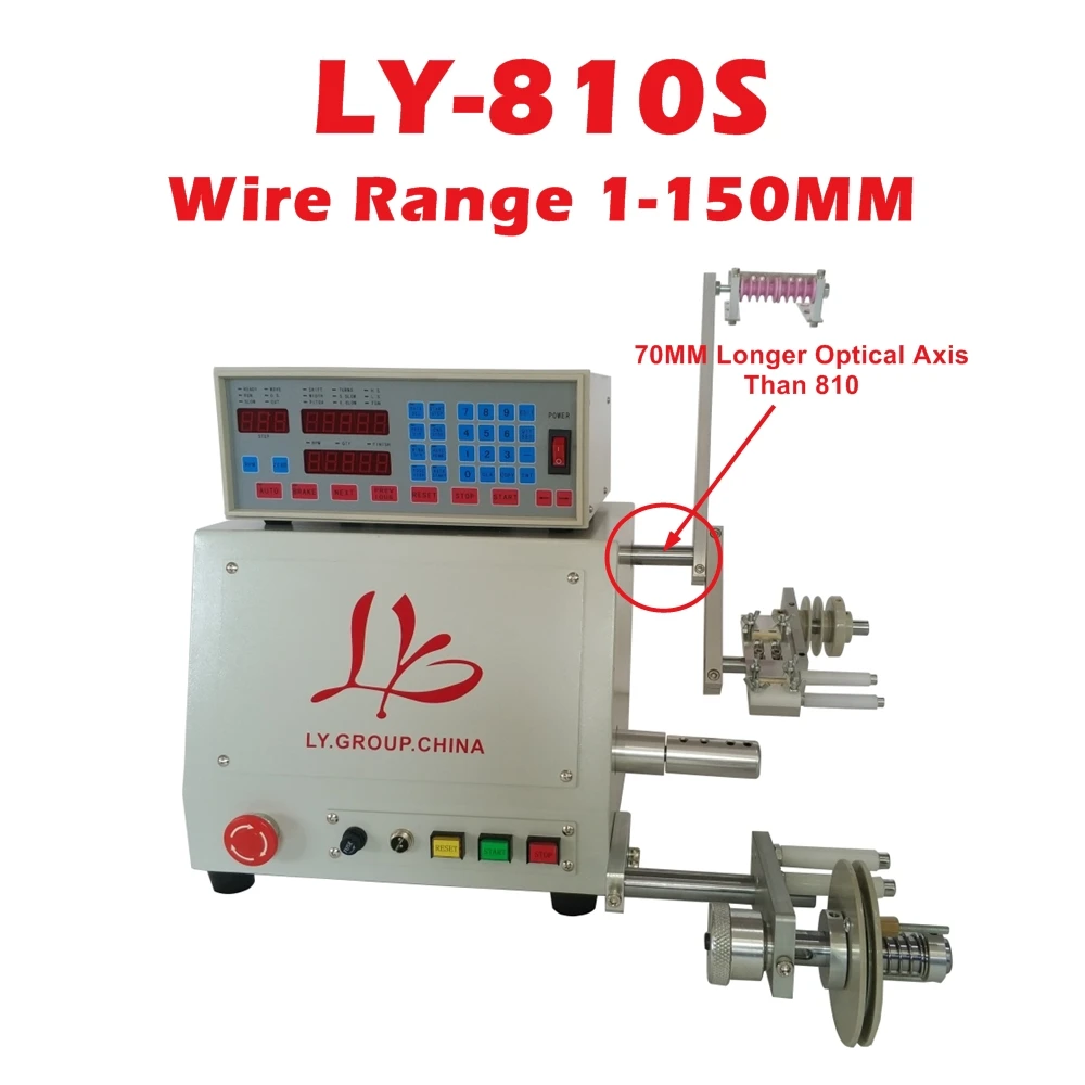 

LY 810 810S High Quality New Computer Transformer C Automatic Coil Winder Winding Machine For 0.03-1.2mm Wire 220V 110V 400W