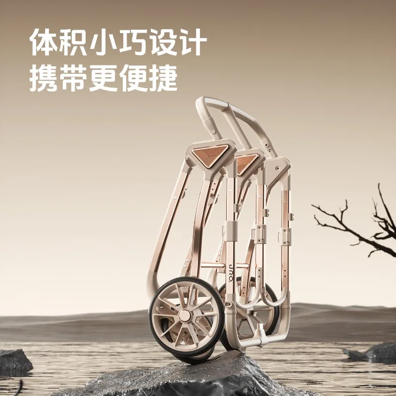Stroller can be seated and lying and folded lightly for newborn children's baby trolleys 0 to 3 years old