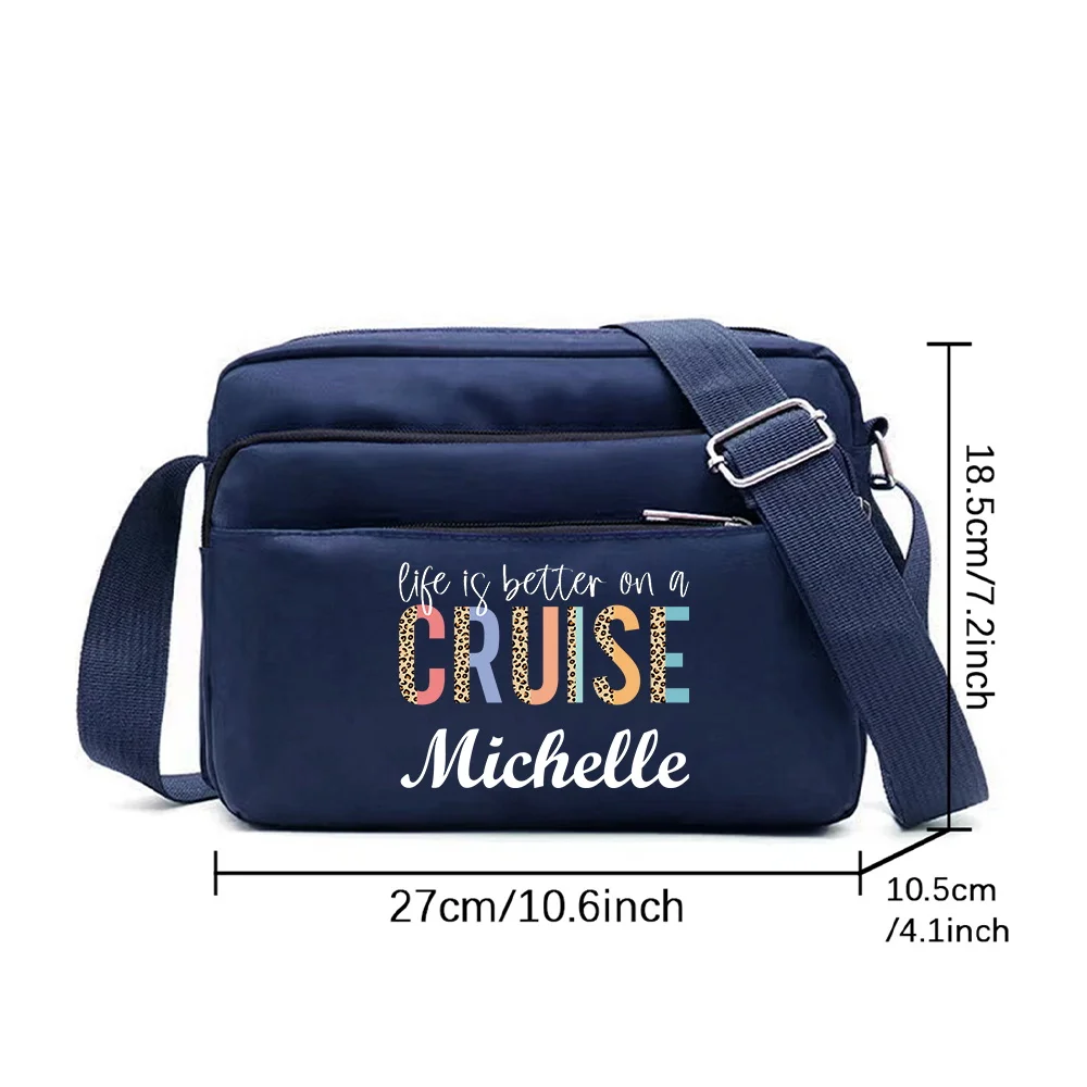 حقيبة ماسنجر عصرية وواسعة متعددة الجيوب مناسبة للتنقل اليومي والسفر وحقيبة تخزين الترفيه.