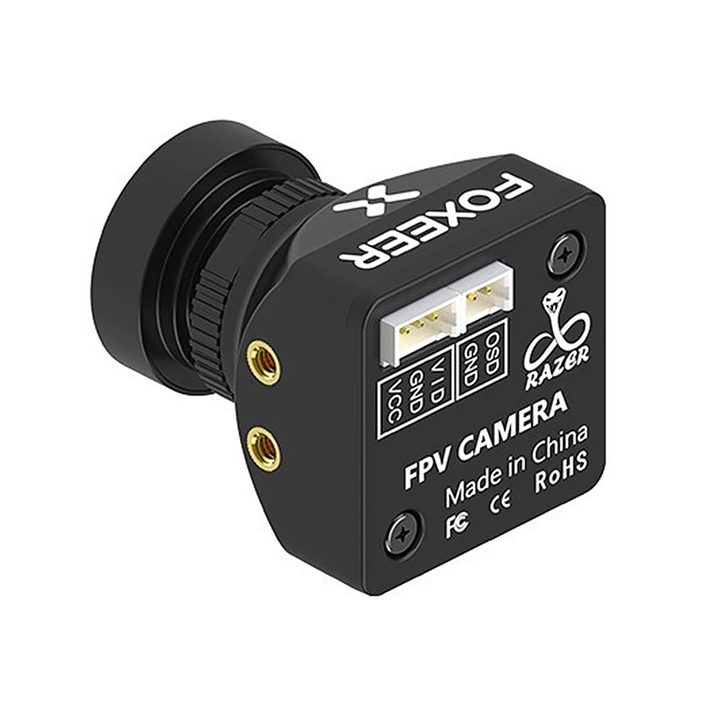 FOXEER Razer Mini V3 FPV Camera Low Lateney FOV-H:98° 1200TVL PAL 4:3 CVBS Analog Signal 5V~25V 12g for RC FPV Racing Drone