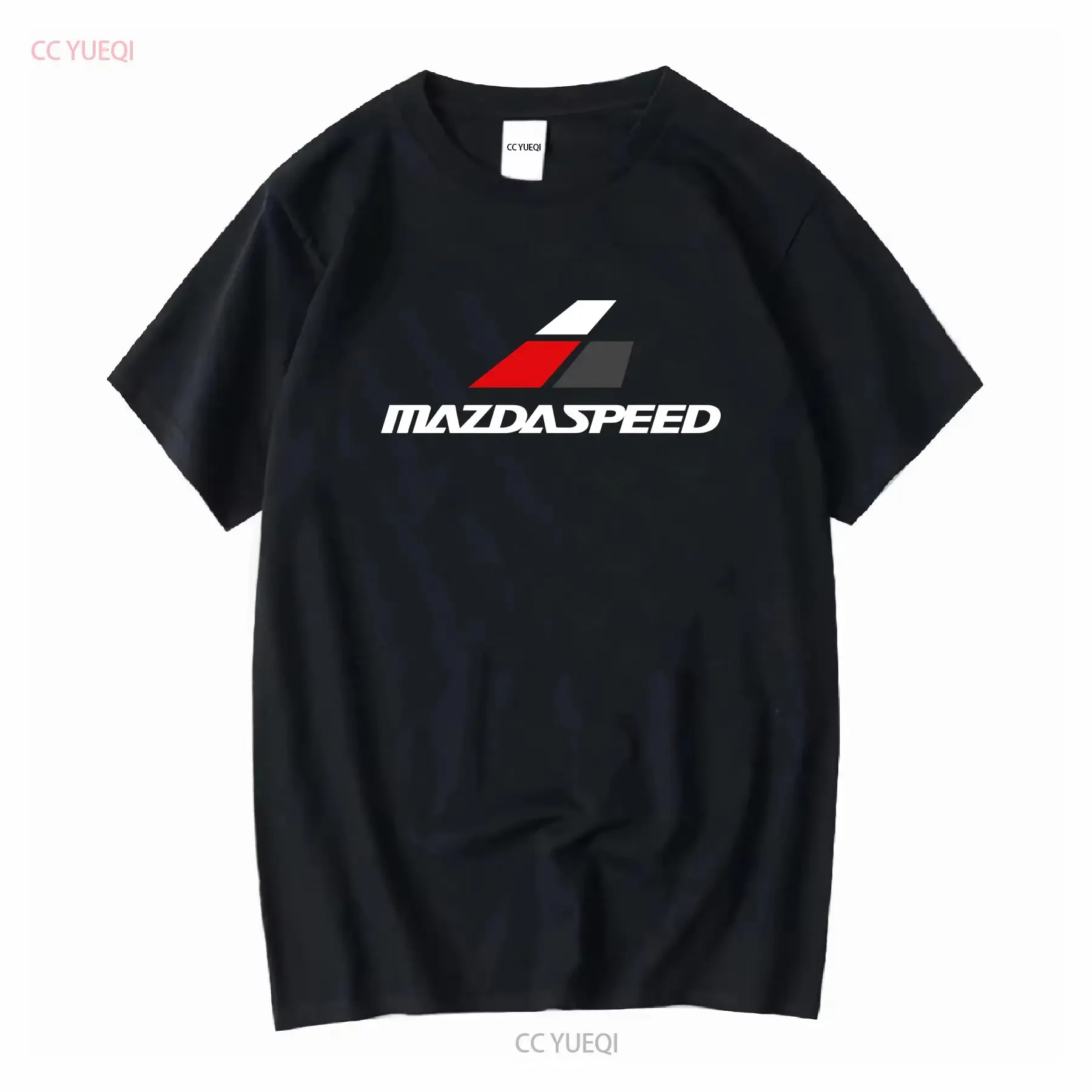 Mazdaspeed Men's Black T Shirt Size S to 5XL vintage Washed homme Breathable Stretched Versatile fashion designer clothes