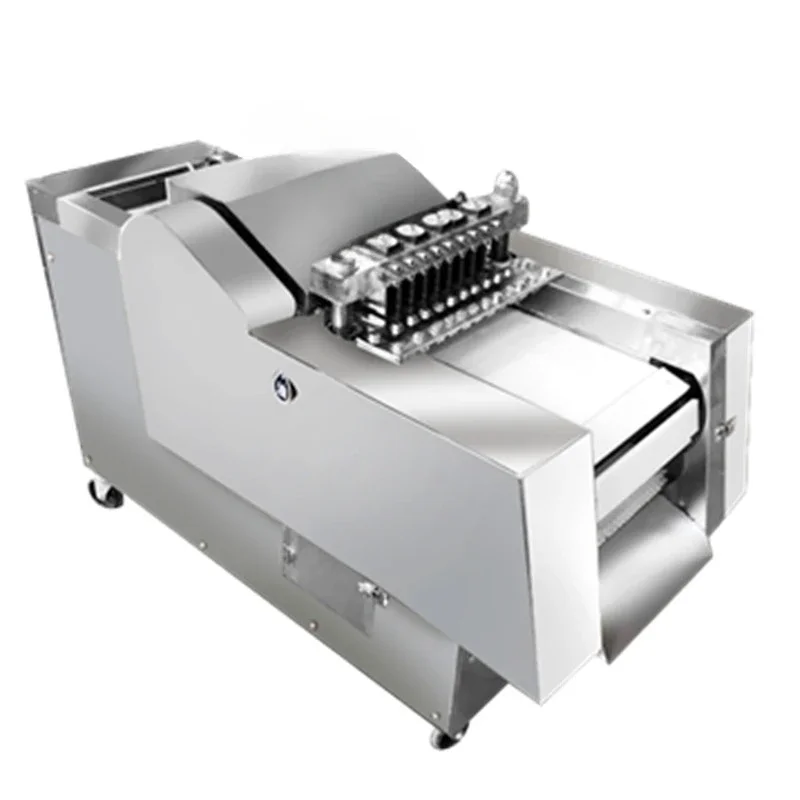 Ding machine to cut chicken nuggets, meat nuggets machine frozen meat