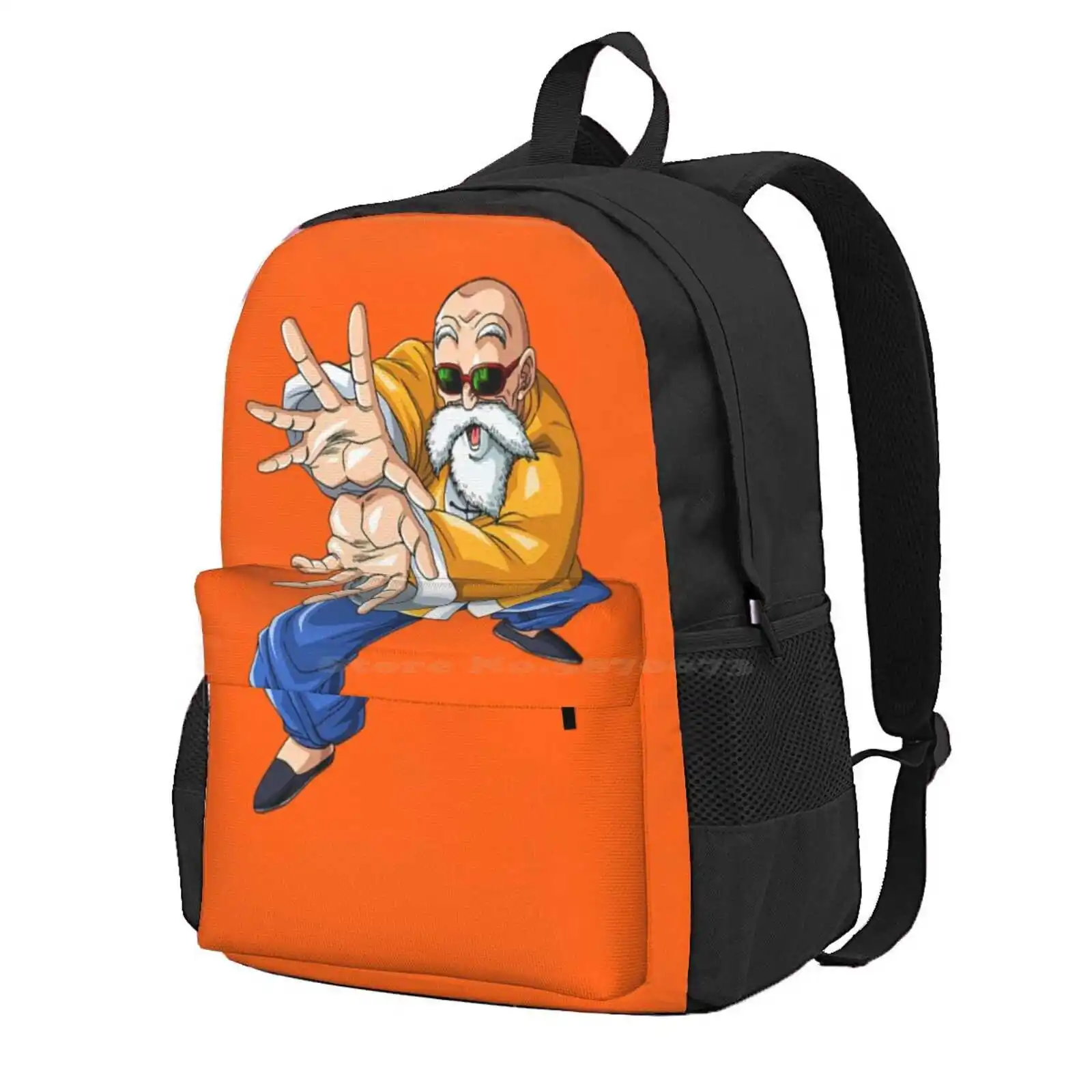 

Master Roshi Hot Sale Schoolbag Backpack Fashion Bags Dbz Boule De Dragon Z Ma  Tre Roshi Amour C  Ur