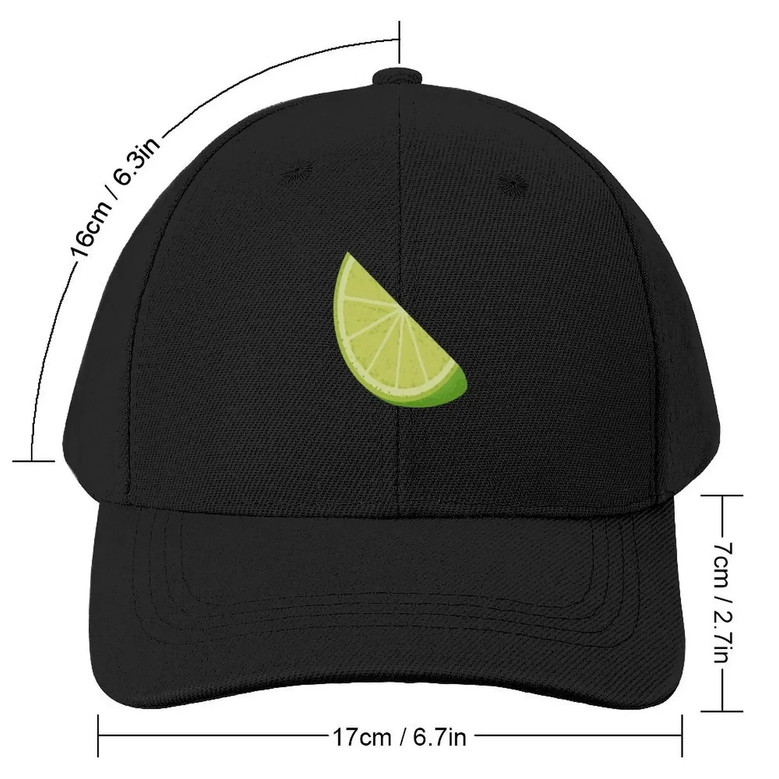 Lime Slice Baseball Cap Wild Ball Hat Sun Hat For Children Dropshipping Elegant Women's Hats Men's