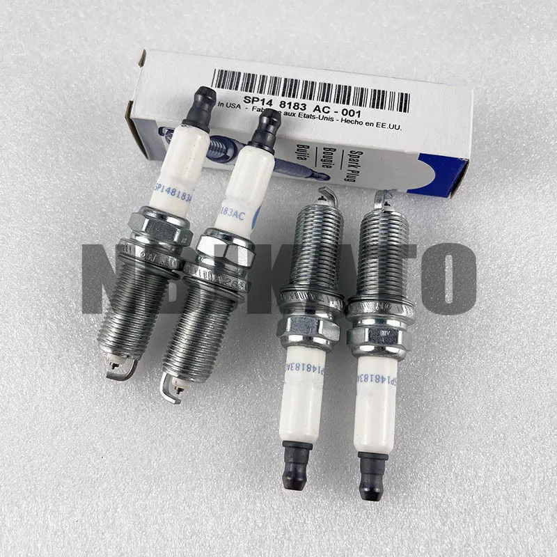 New Genuine 4PCS/Set Engine Spark Plugs 68148183AC SP148183AC For Jeep Cherokee Renegade 2.0L, 2.4L Dodge Dart