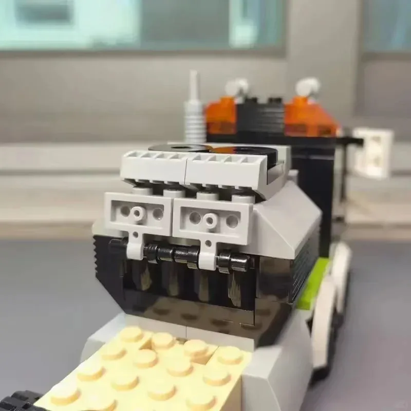 Conjuntos compatibles serie City, camión de competición e-sports, montaje educativo para niños, bloques de construcción, juguetes para niños, regalo 60388