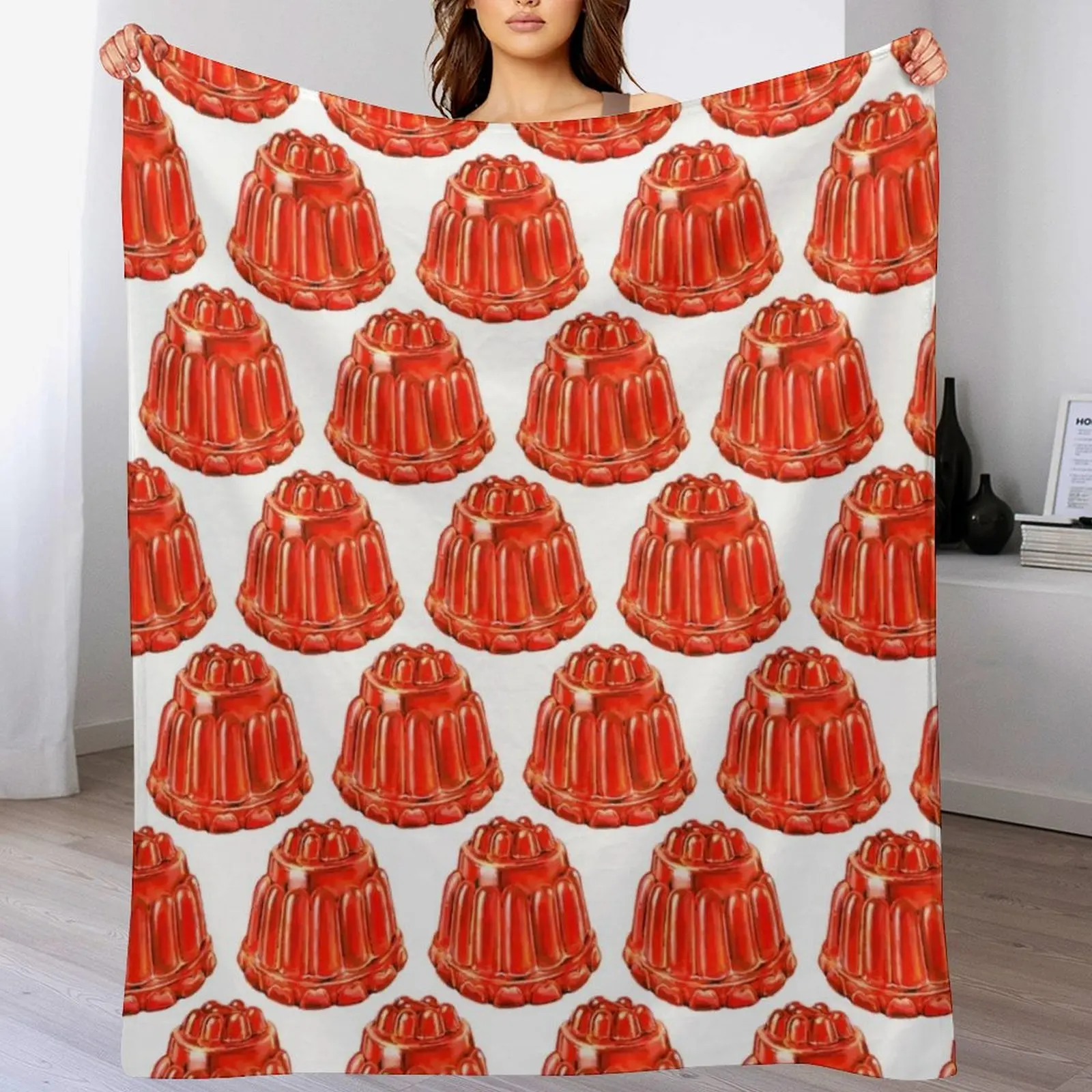 

Jello Mold Pattern Throw Blanket Blankets For Sofas Sofas For Decorative Sofa Plaid on the sofa Blankets