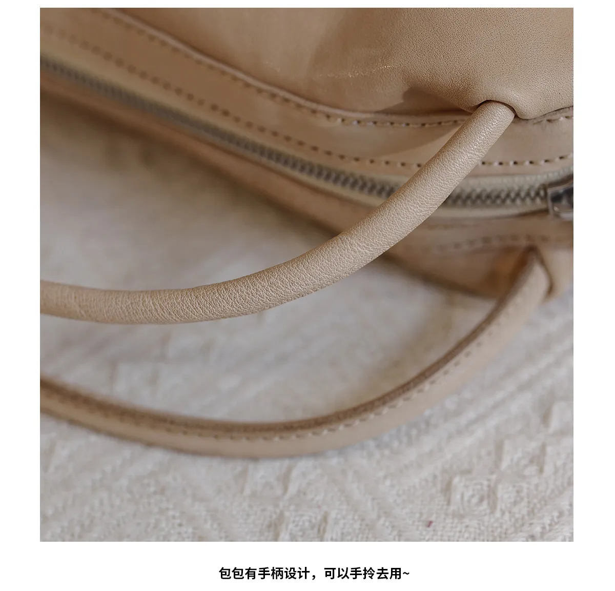 PNDME Modedesigner handgefertigte Handtasche aus pflanzlich gegerbtem Rindsleder, lässige Luxus-Party-Handtasche aus weichem Echtleder, Damen-Umhängetasche – Detail 18