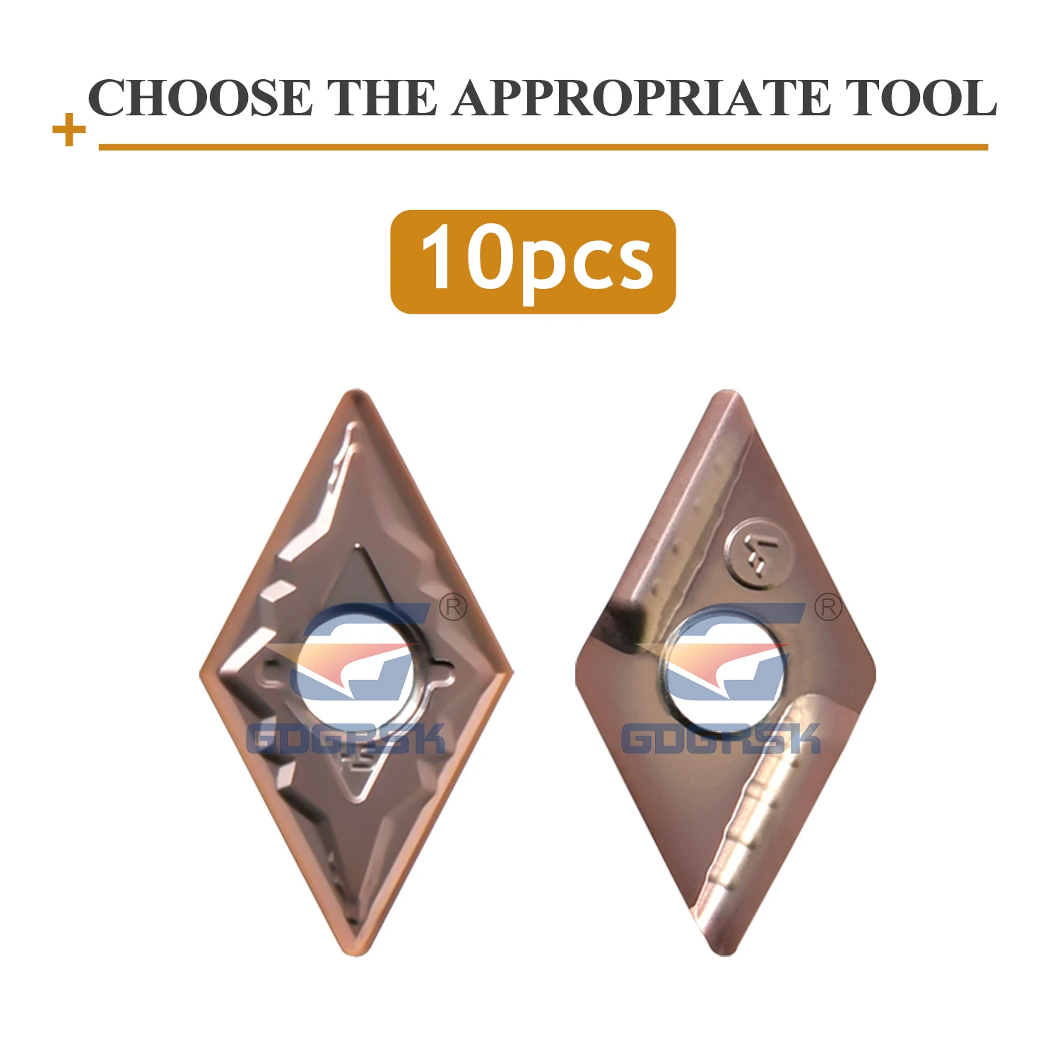 DESKAR 100% оригинальные внешние круговые лезвия токарного станка CCMT060204/08 DNMG150604/08-HS R-VF LF6118 режущие инструменты из нержавеющей стали с ромбами