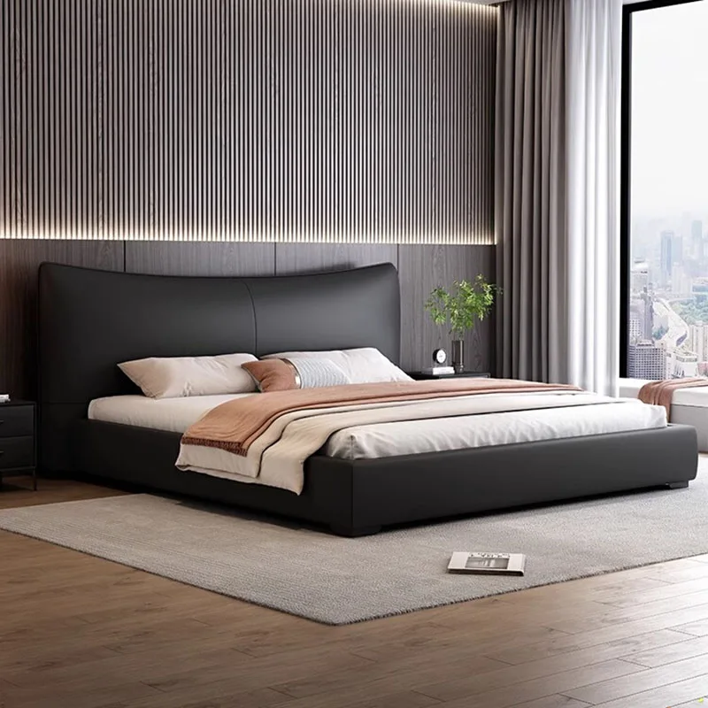 

Bed Wooden Modern Designer Luxury Lazy Comfortable Ergonomic Furniture