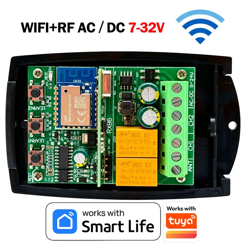 Travailler avec TUYA Récepteur AVIDSEN 114253 104250 104251 104257 104350 114235 104250 Télécommande