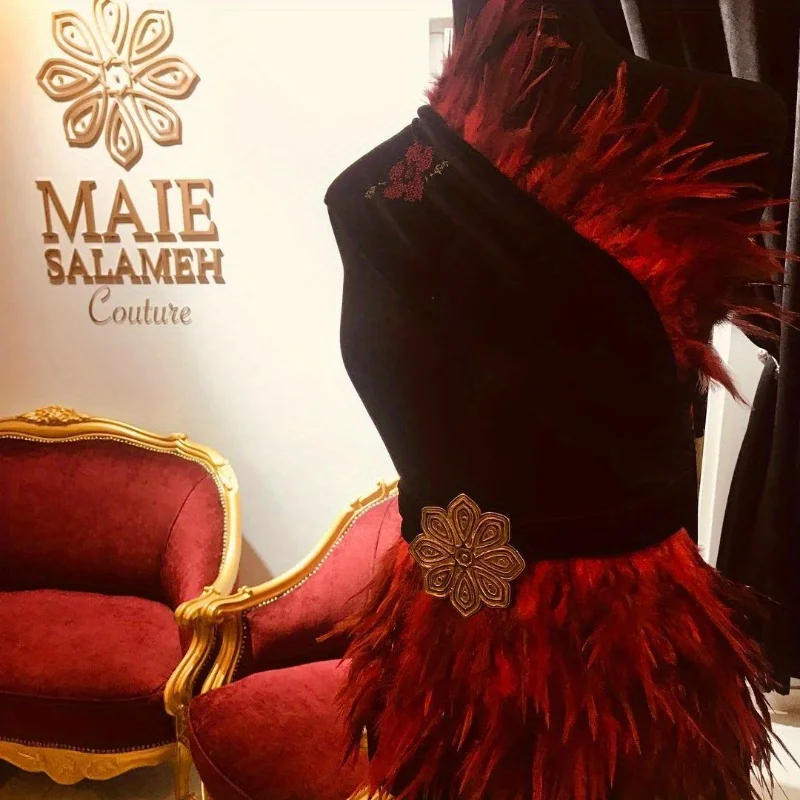 1 メートルふわふわオンドリの羽リボンフリンジ 10-15 センチメートル Tassless 工芸品ドレス装飾ナチュラルカラーチキン羽アクセサリー