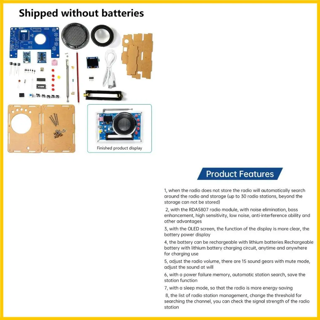 

Образовательный DIY FM Radio с дисплеем. Автоматический поиск станции