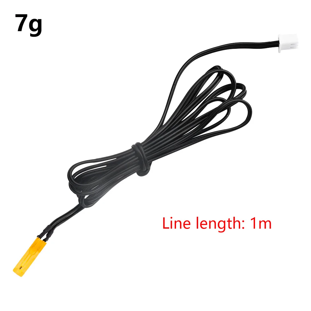 1m NTC 10K Temperature Sensor Soil Humidity Sensor Thin film thermistor Probe Air Waterproof Probe XH2.54 Terminal High Accuracy