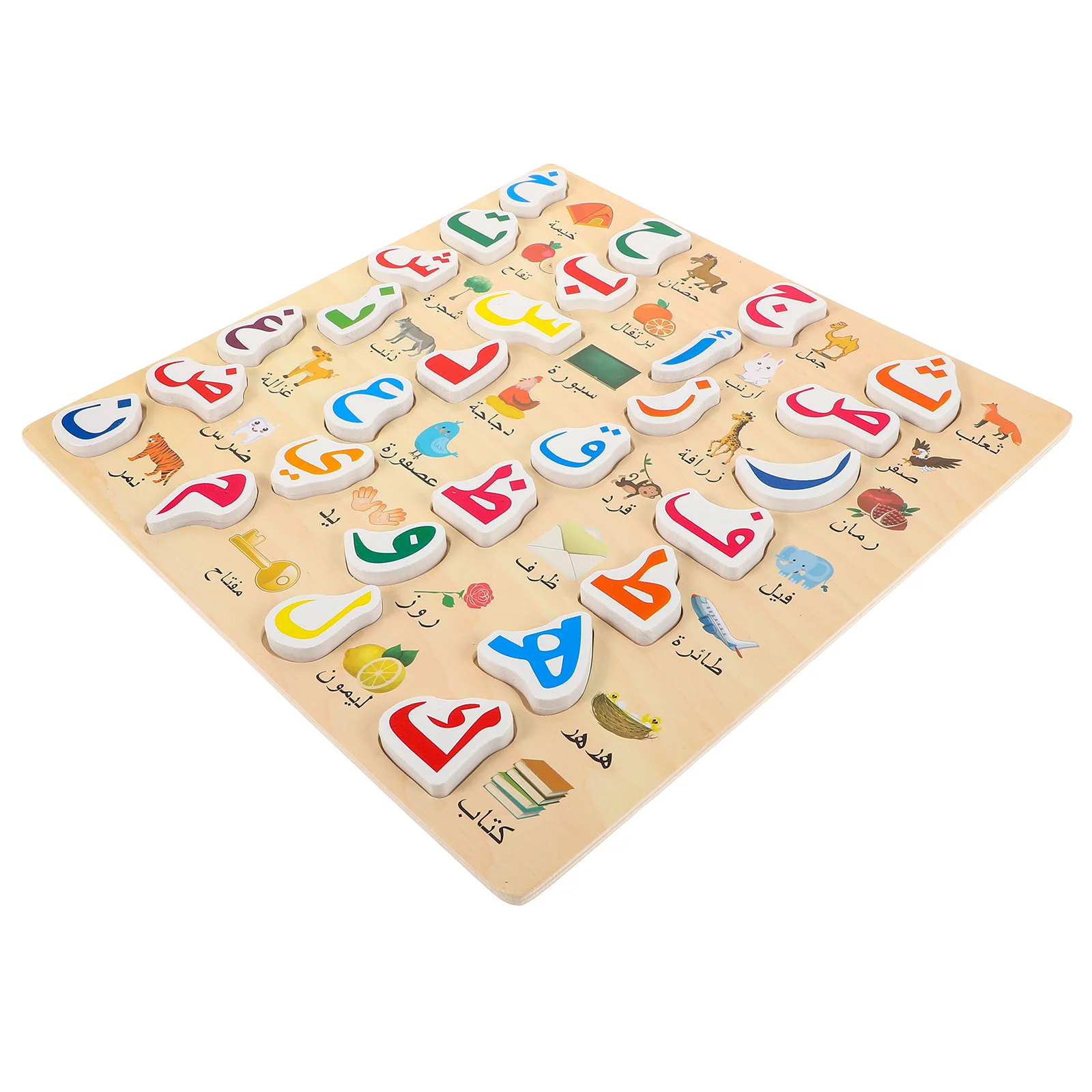 Alphabet Arabic Puzzle School Arabic Learning For Kids Alphabet Object Arabic Puzzle Children Arabic Puzzle Toy Arabic Learning