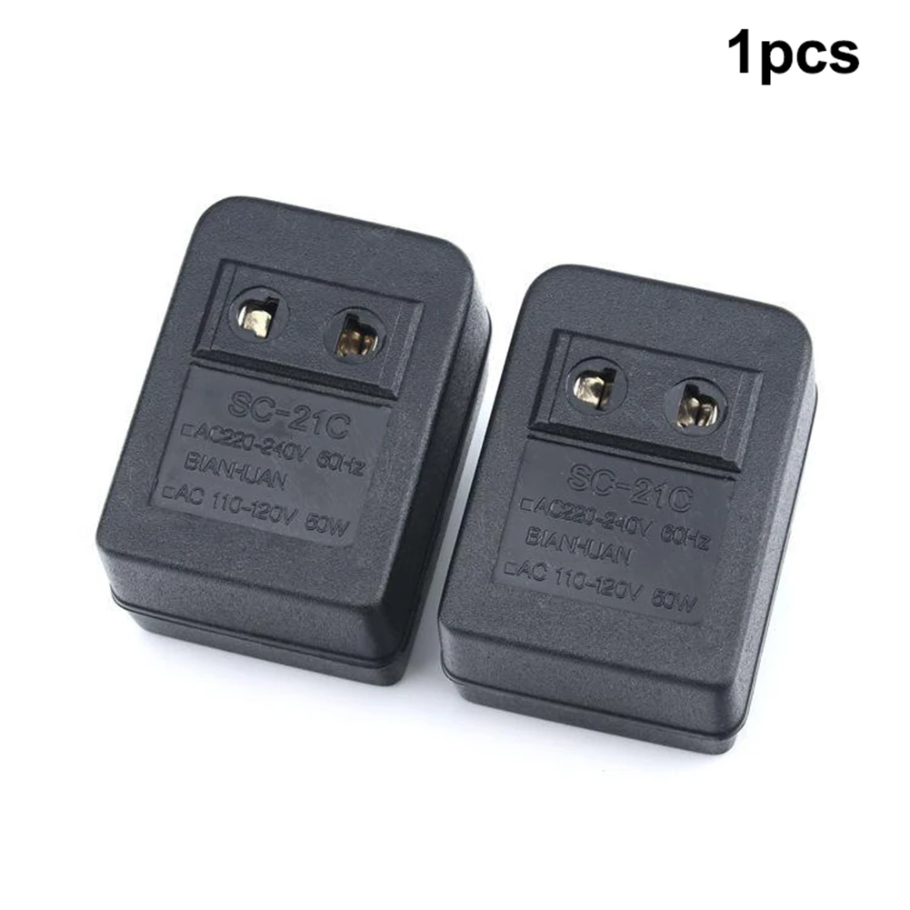 電圧変圧器ステップダウン変圧器トラベルアダプタ 50 ワット米国 AC 220 V に 110 V 電圧コンバータ家庭用電気アダプタ