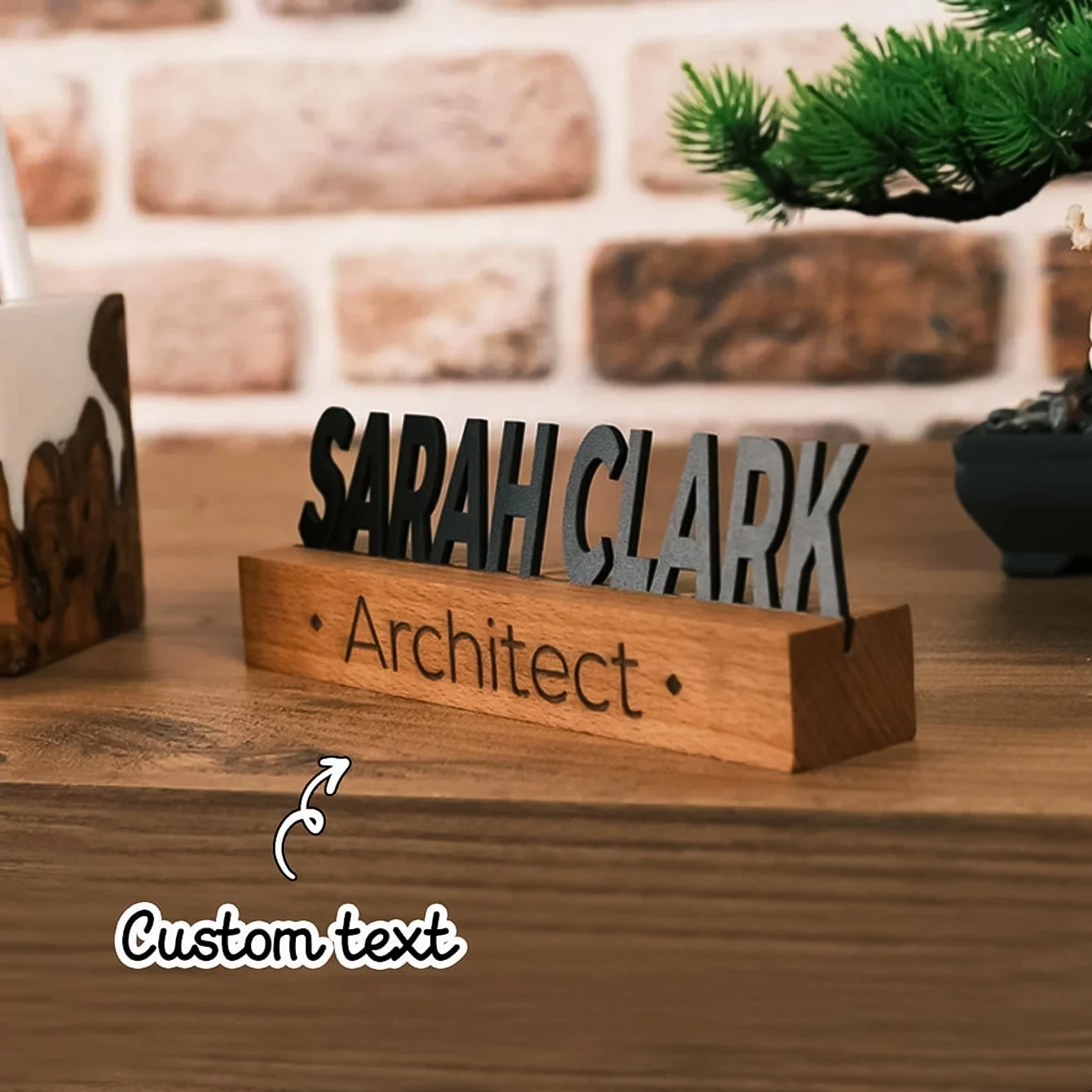 Customized Wooden Desk Nameplate, Office Supplies Gifts, Gifts for the Boss, New Office Gifts, Personalized Wooden Desk Nameplate, New Job Gifts, Personalized Wooden Nameplate, Desk Sign, Gifts for Colleagues, Desktop Accessories, Custom Wooden Desk Nameplate, New Job Gifts, Gifts for Doctors, Home Harmony, Home Life, Decorate Your Home, Souvenirs, Reusable, Cute, High Quality