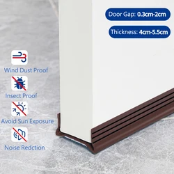 Door Draft Stopper Strip For Home Felt Bottom Guard For Door Dustproof Soundproof Weather Stripping Sealing Stripping