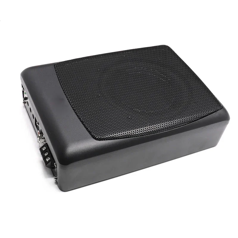 6.5 Inch 600W Max Deep Bass Under Seat Car Active Subwoofer 4 Ohm Slim Powered Audio Subwoofer for Car